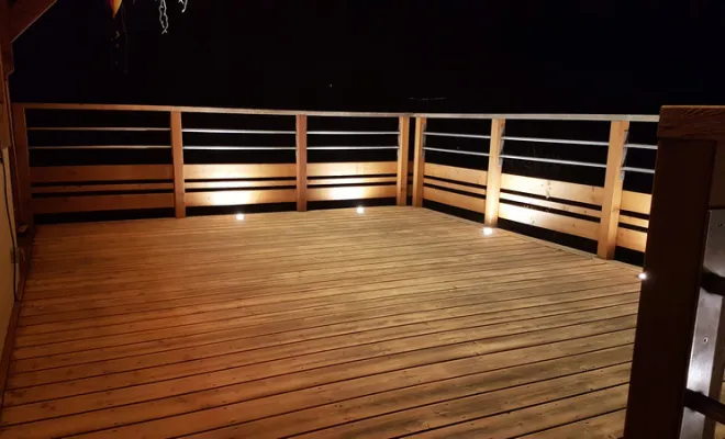 2017 Mai - Terrasse Mélèze sur poteaux + escalier bois à St Bernard du Touvet (Isère - 38), Chambéry, STRUCTURES BOIS & Compagnie