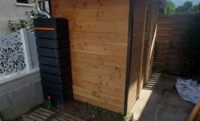  Construction d'un abri de jardin de 5m² à Pontcharra en Isère, Chambéry, STRUCTURES BOIS & Compagnie