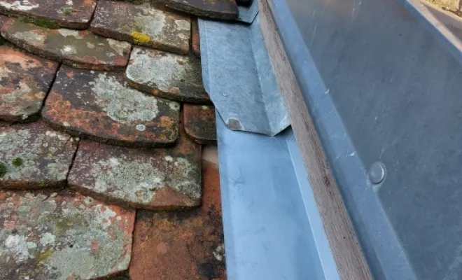 Rénovation de zinguerie de toiture suite problèmes d'étanchéité
