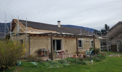 Réfection de la toiture d'une maison individuelle à Pontcharra (Isère - 38)