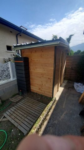 Construction d'un abri de jardin de 5m² à Pontcharra en Isère