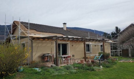 Réfection de la toiture d'une maison individuelle à Pontcharra (Isère - 38)